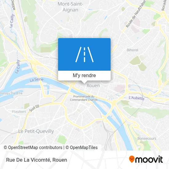 Rue De La Vicomté plan