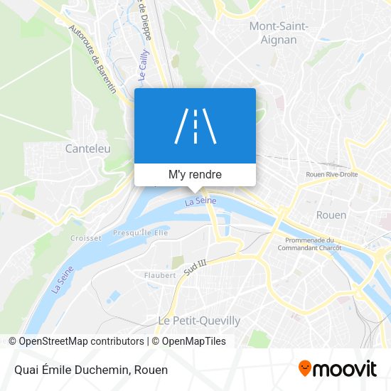 Quai Émile Duchemin plan