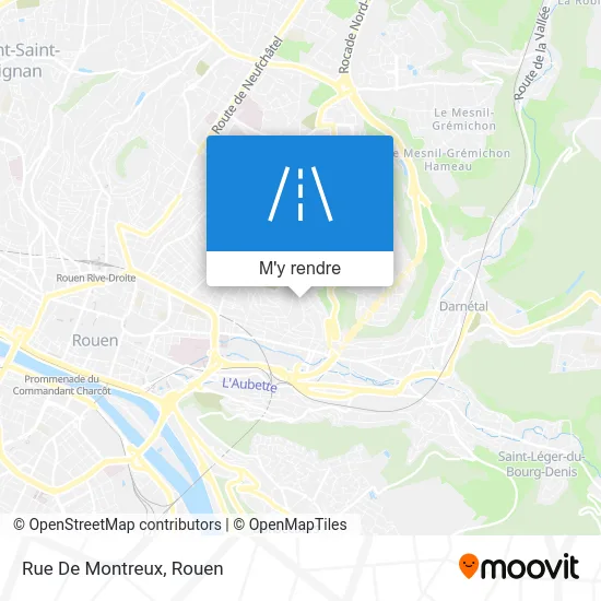 Rue De Montreux plan
