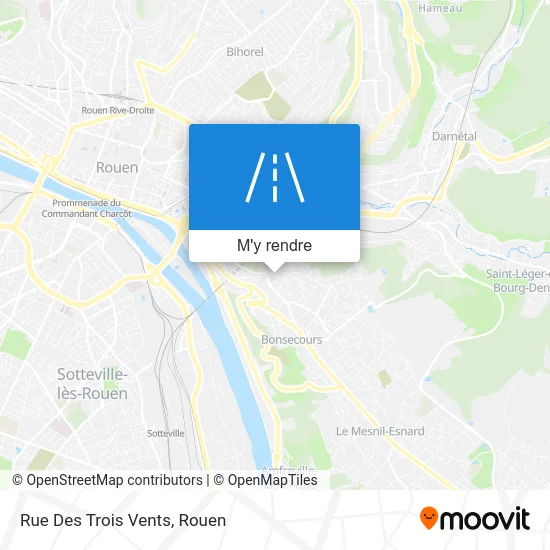 Rue Des Trois Vents plan