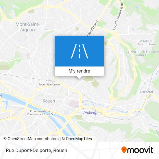 Rue Dupont-Delporte plan