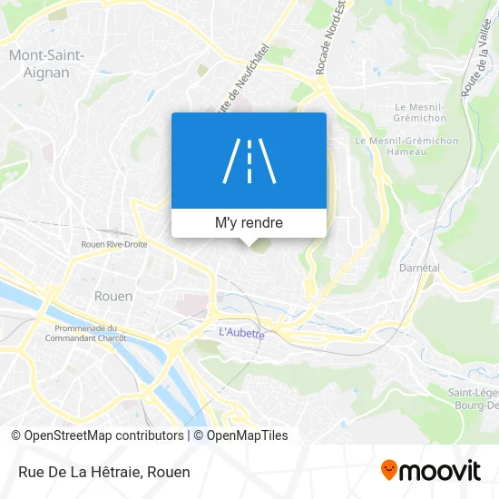 Rue De La Hêtraie plan