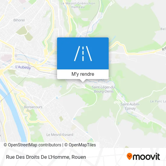 Rue Des Droits De L'Homme plan