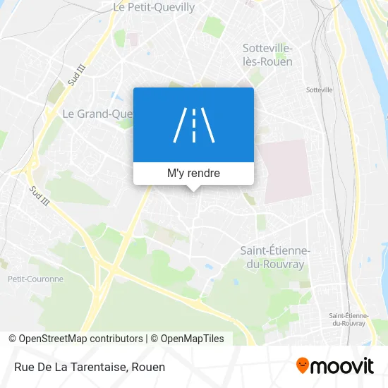 Rue De La Tarentaise plan