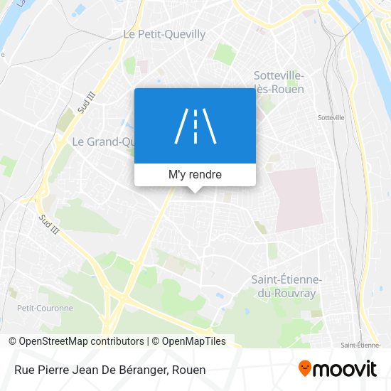 Rue Pierre Jean De Béranger plan