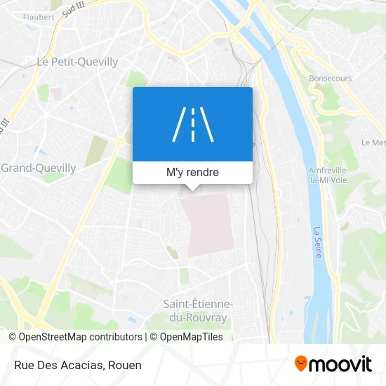 Rue Des Acacias plan