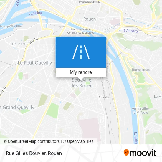 Rue Gilles Bouvier plan