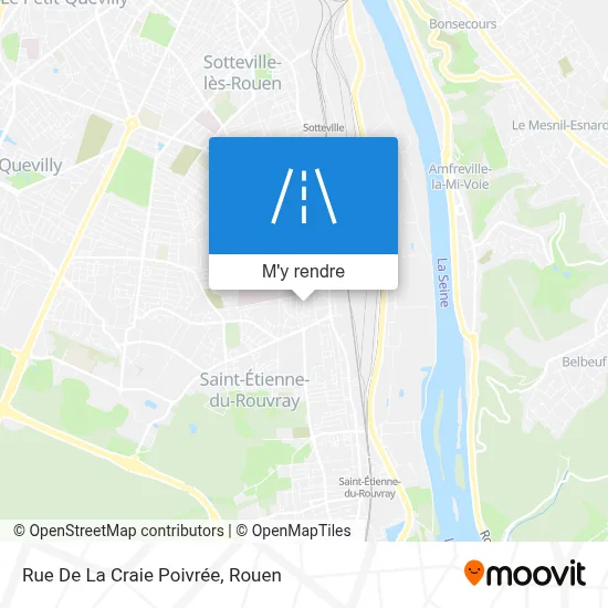 Rue De La Craie Poivrée plan