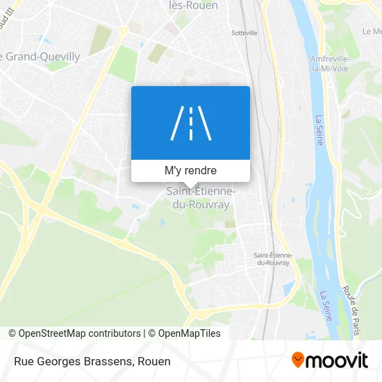 Rue Georges Brassens plan