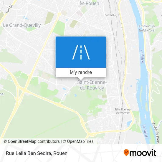 Rue Leila Ben Sedira plan