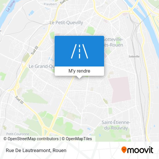 Rue De Lautreamont plan