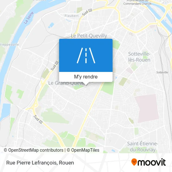 Rue Pierre Lefrançois plan