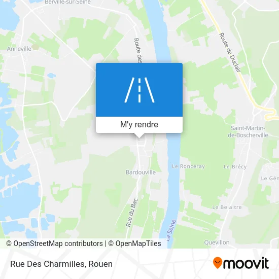 Rue Des Charmilles plan