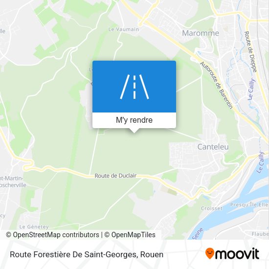 Route Forestière De Saint-Georges plan