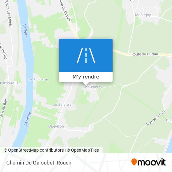 Chemin Du Galoubet plan