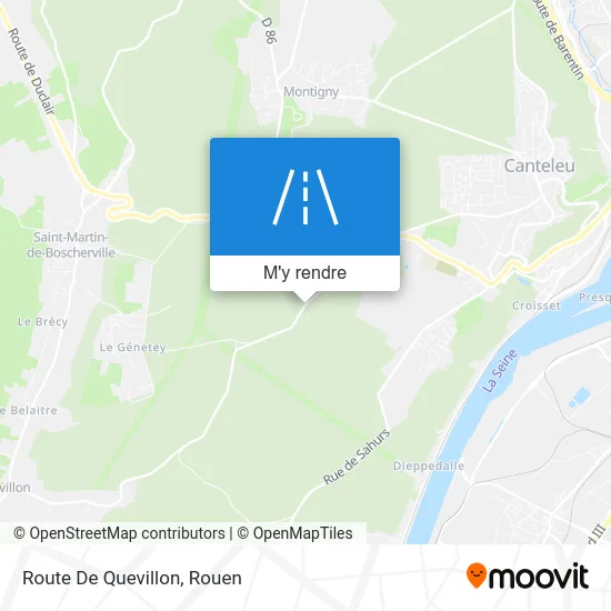 Route De Quevillon plan