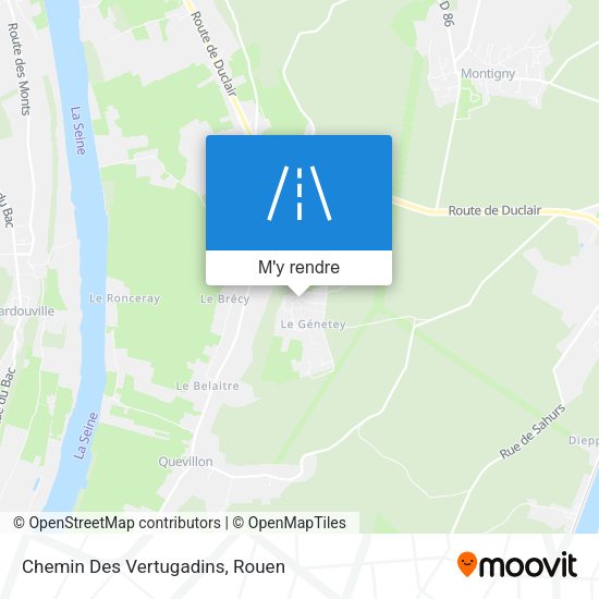 Chemin Des Vertugadins plan