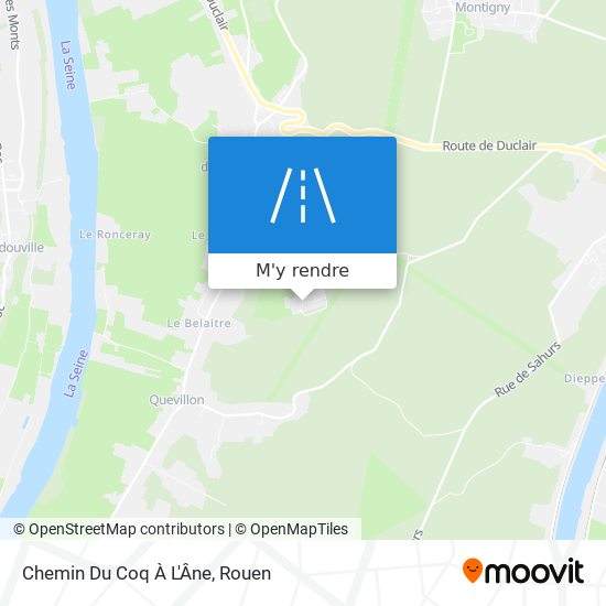 Chemin Du Coq À L'Âne plan
