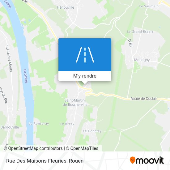 Rue Des Maisons Fleuries plan