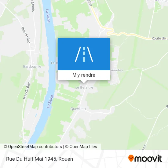 Rue Du Huit Mai 1945 plan