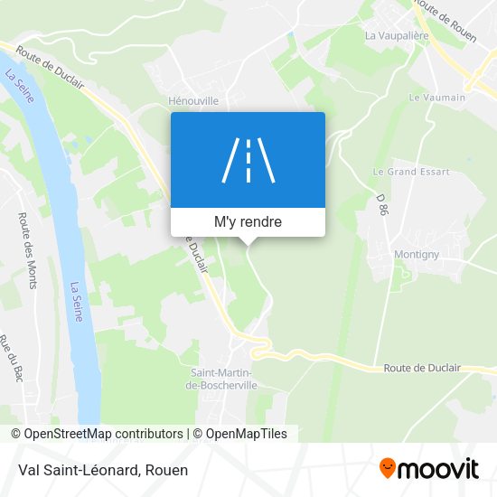 Val Saint-Léonard plan