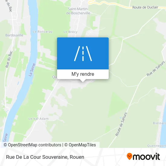 Rue De La Cour Souveraine plan