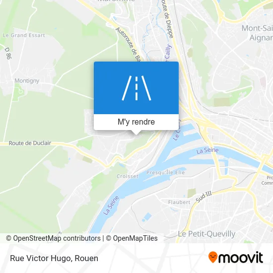 Rue Victor Hugo plan