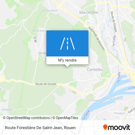 Route Forestière De Saint-Jean plan