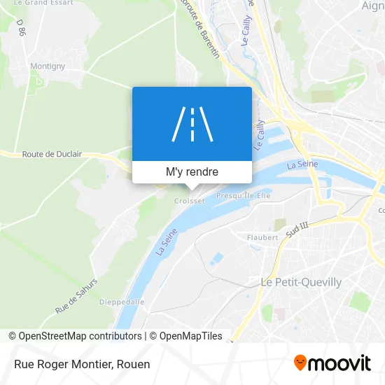 Rue Roger Montier plan