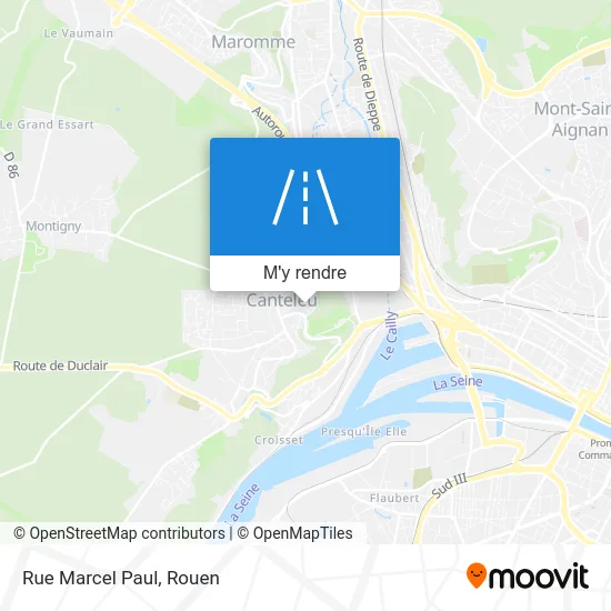 Rue Marcel Paul plan