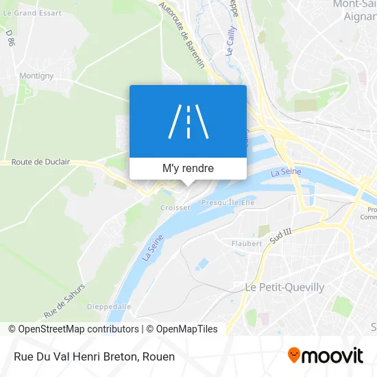 Rue Du Val Henri Breton plan