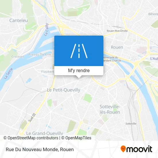 Rue Du Nouveau Monde plan