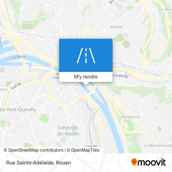 Rue Sainte-Adélaïde plan