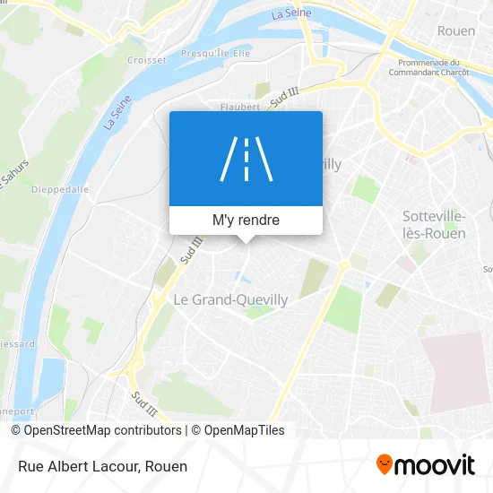 Rue Albert Lacour plan