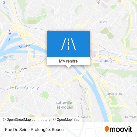 Rue De Seine Prolongée plan