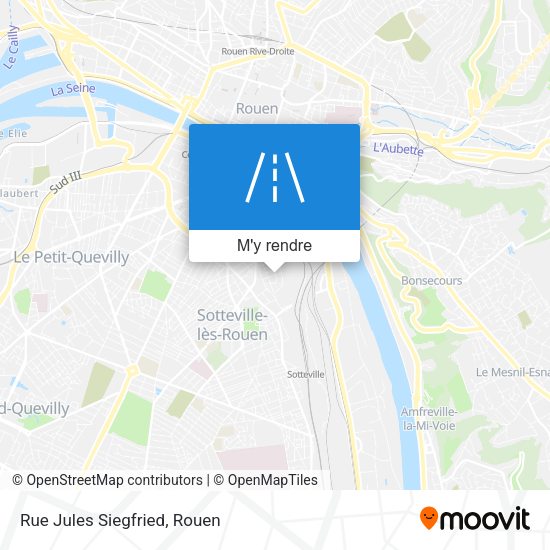 Rue Jules Siegfried plan