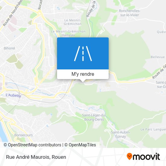 Rue André Maurois plan