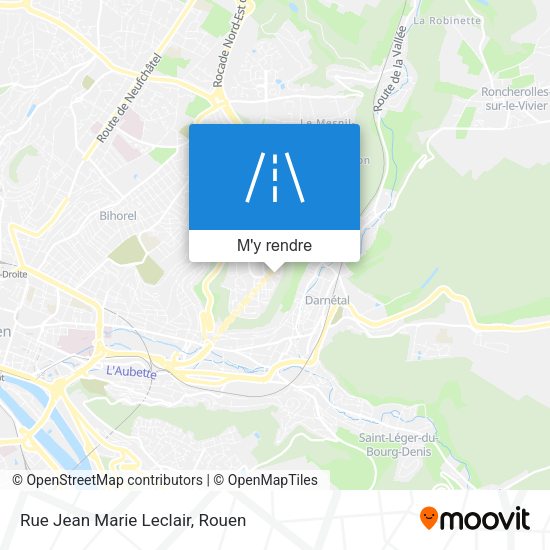 Rue Jean Marie Leclair plan