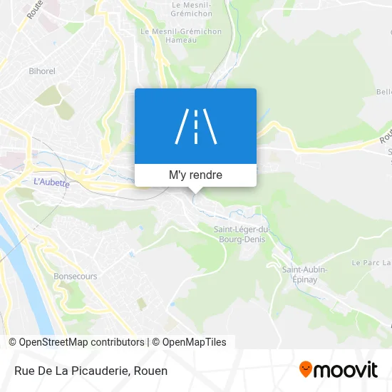 Rue De La Picauderie plan