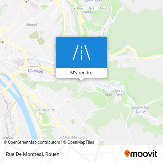 Rue De Montréal plan