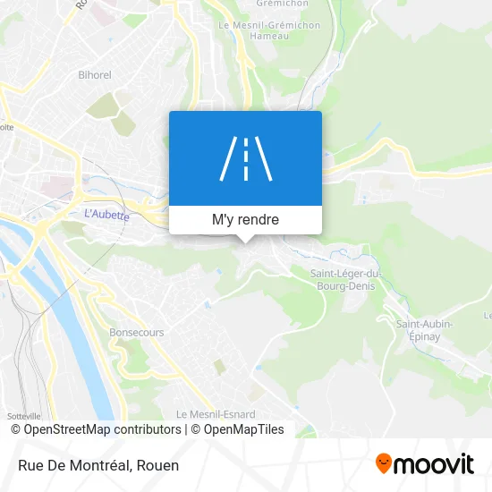 Rue De Montréal plan