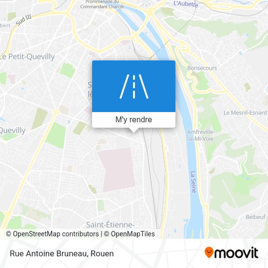 Rue Antoine Bruneau plan
