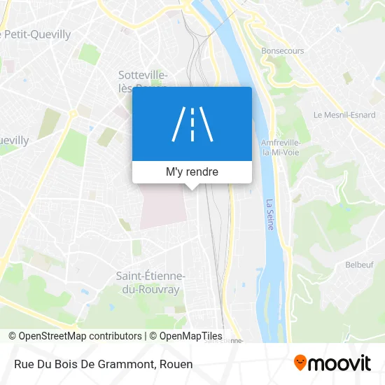 Rue Du Bois De Grammont plan