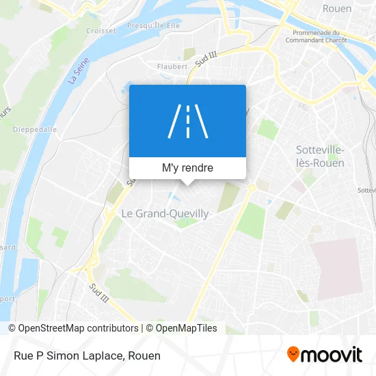 Rue P Simon Laplace plan