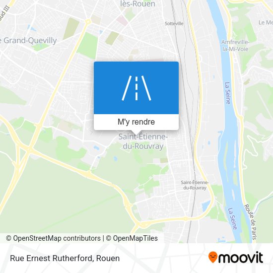 Rue Ernest Rutherford plan
