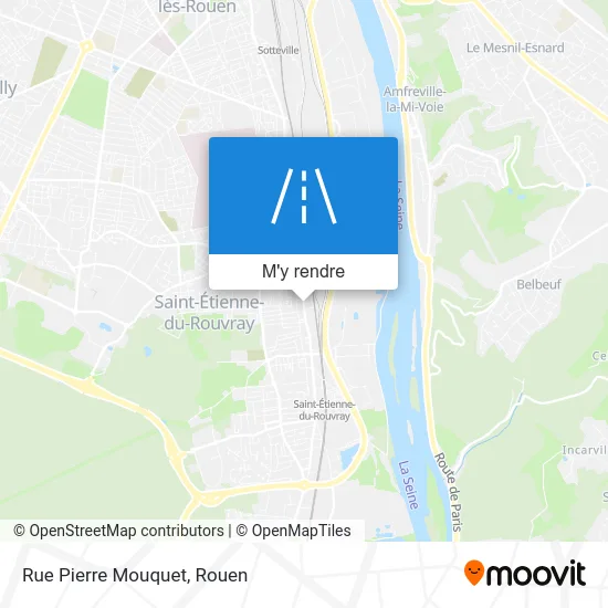 Rue Pierre Mouquet plan