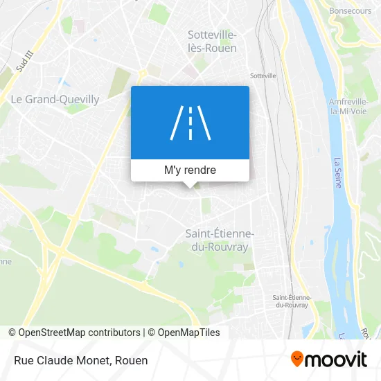 Rue Claude Monet plan