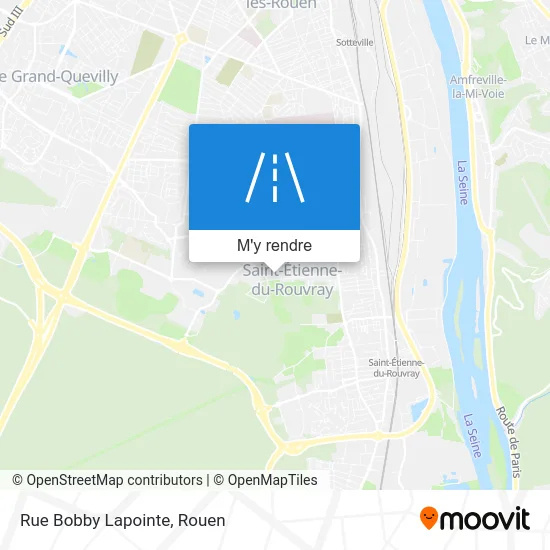 Rue Bobby Lapointe plan