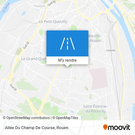 Allée Du Champ De Course plan