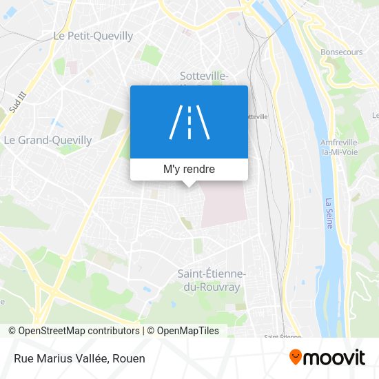 Rue Marius Vallée plan